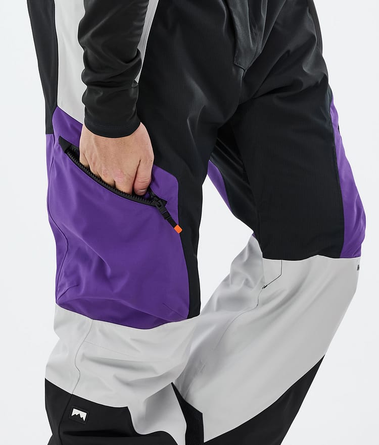 Montec Dozer Skihose Herren Vivid Purple/Black/Light Grey, Bild 6 von 6