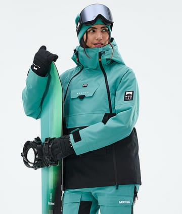 Montec Doom W Snowboardjacke Damen Turquoise/Black