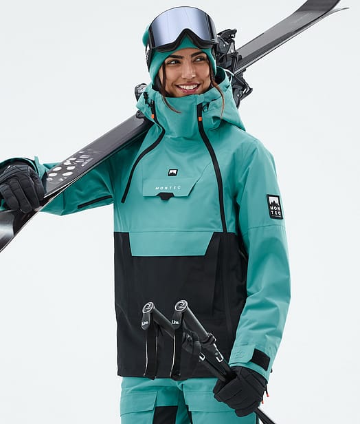 Montec Doom W Skijacke Damen Turquoise/Black