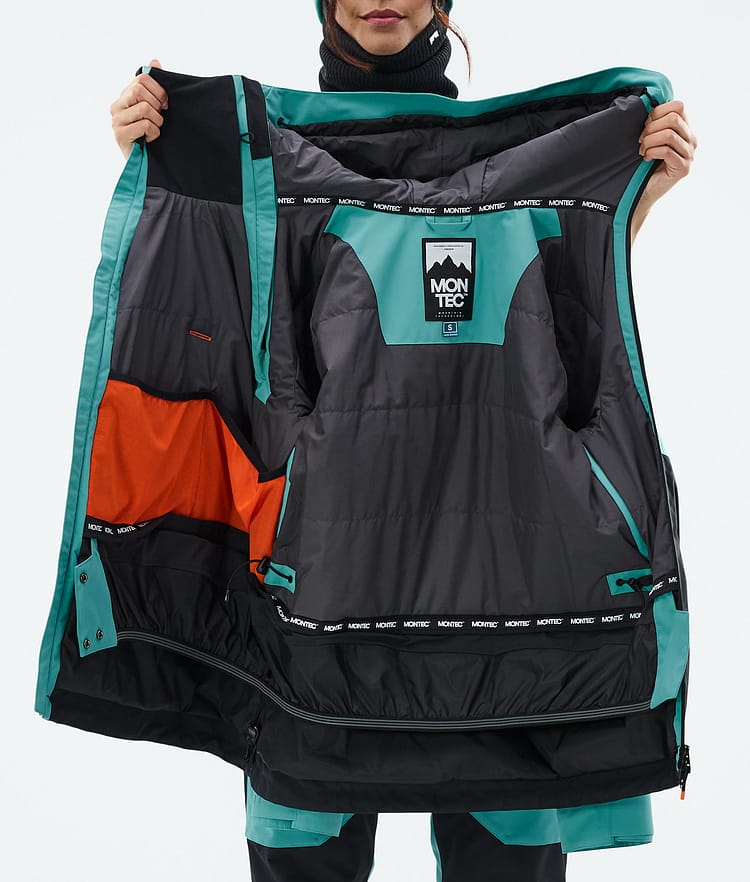 Montec Doom W Snowboardjacke Damen Turquoise/Black, Bild 11 von 11