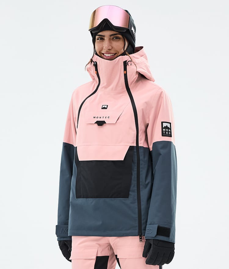 Montec Doom W Snowboardjacke Damen Soft Pink/Black/Metal Blue, Bild 1 von 11