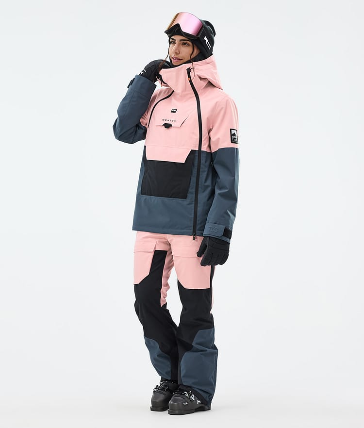 Montec Doom W Skijacke Damen Soft Pink/Black/Metal Blue, Bild 3 von 11