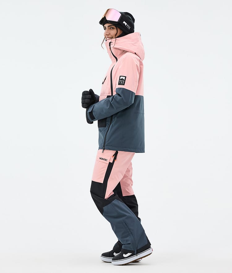 Montec Doom W Snowboardjacke Damen Soft Pink/Black/Metal Blue, Bild 4 von 11