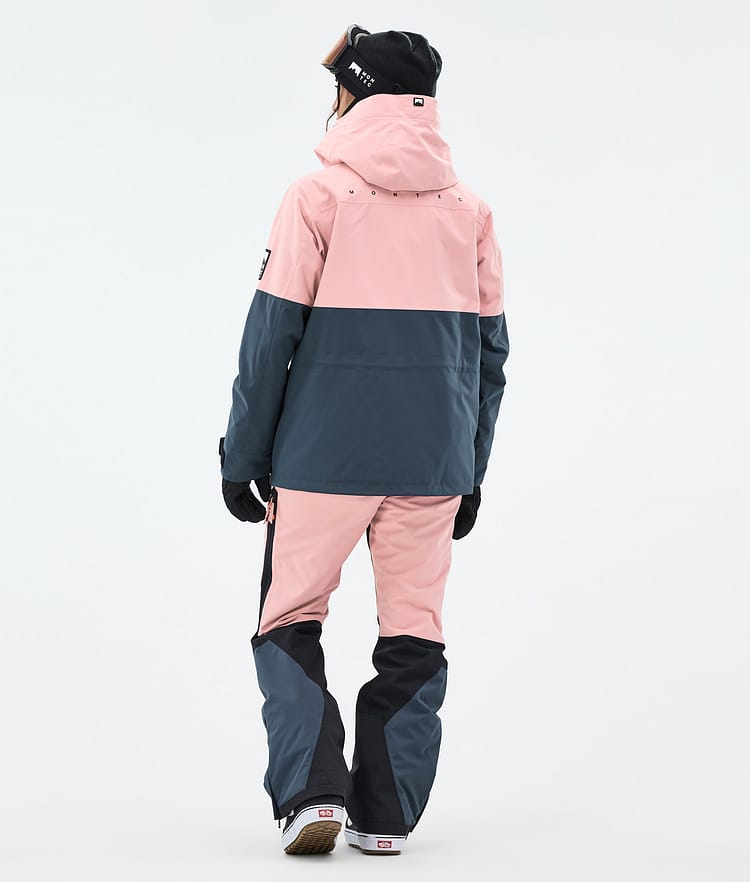 Montec Doom W Snowboardjacke Damen Soft Pink/Black/Metal Blue, Bild 5 von 11