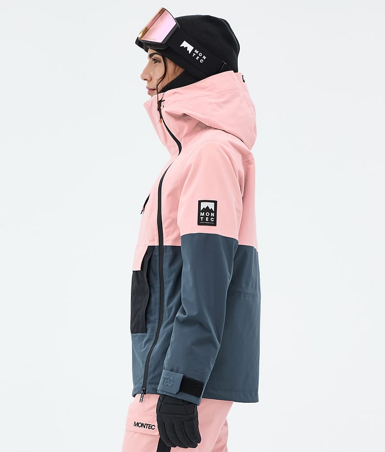 Montec Doom W Snowboardjacke Damen Soft Pink/Black/Metal Blue, Bild 6 von 11