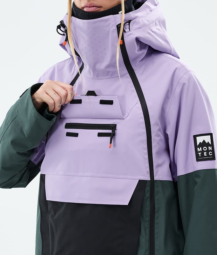 Montec Doom W Snowboardjacke Damen Faded Violet/Black/Dark Atlantic, Bild 10 von 11