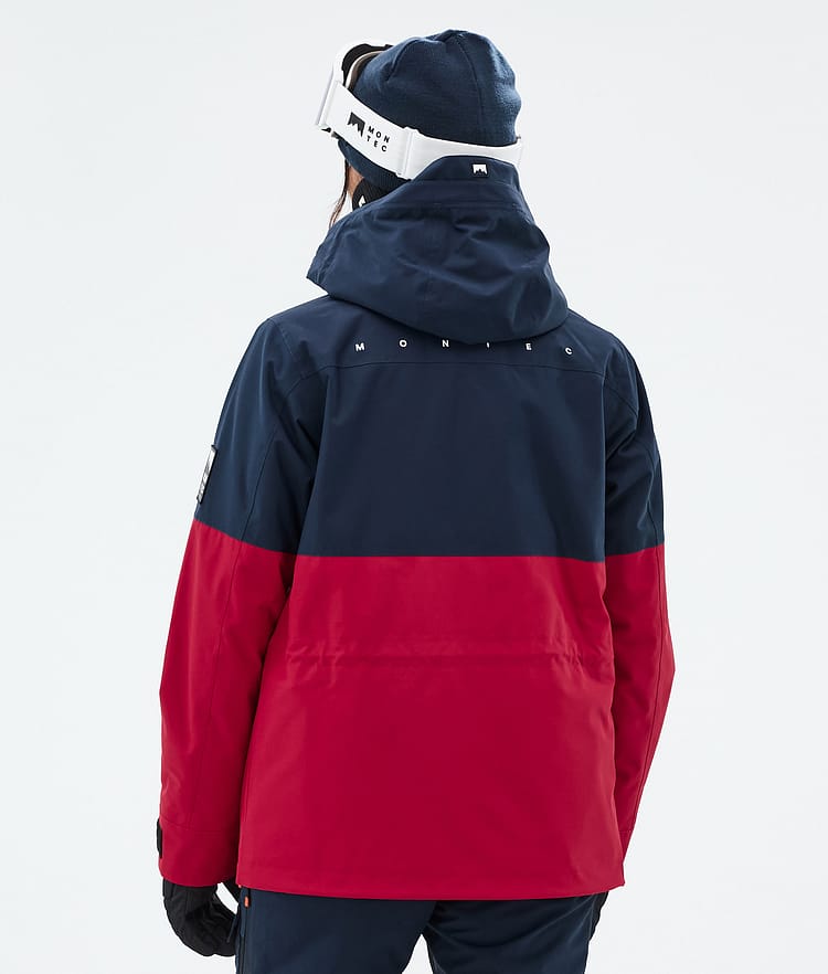 Montec Doom W Skijacke Damen Dark Blue/Black/Deep Red, Bild 7 von 11