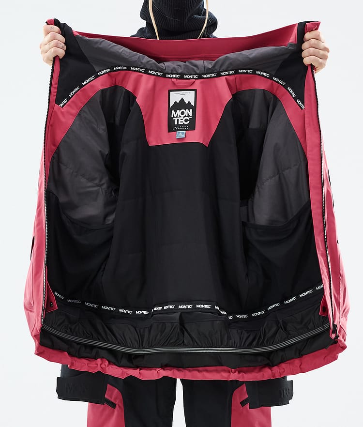Montec Morpheus W Snowboardjacke Damen Light Red/Black, Bild 10 von 10