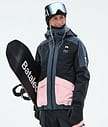 Montec Morpheus W Snowboardjacke Damen Metal Blue/Black/Soft Pink