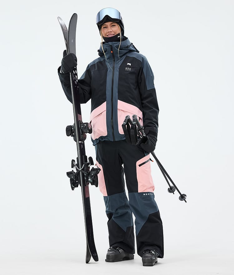 Montec Morpheus W Skijacke Damen Metal Blue/Black/Soft Pink, Bild 3 von 10