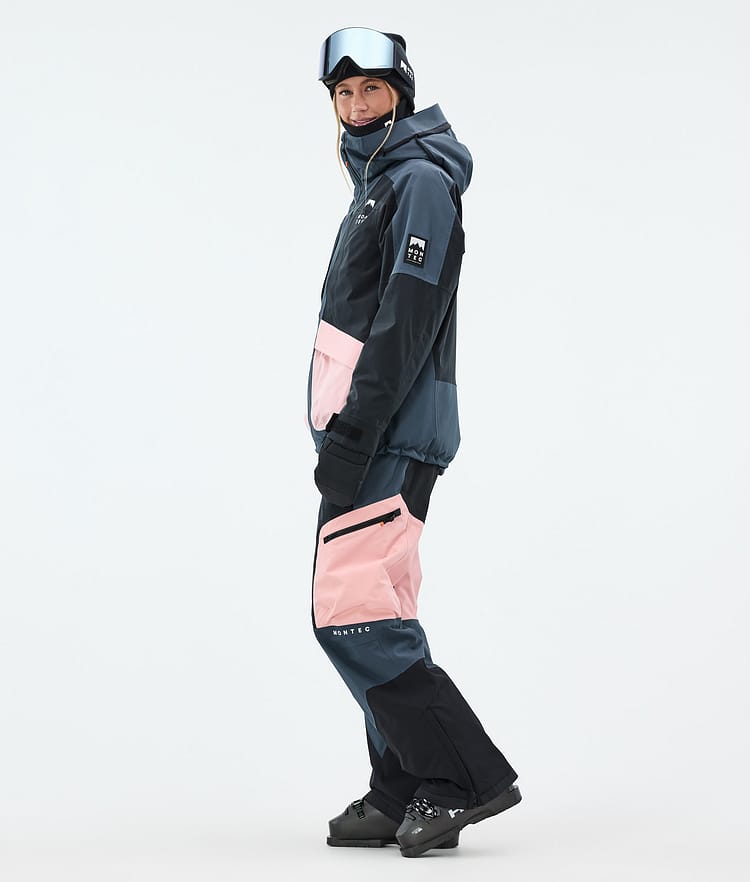 Montec Morpheus W Skijacke Damen Metal Blue/Black/Soft Pink, Bild 4 von 10