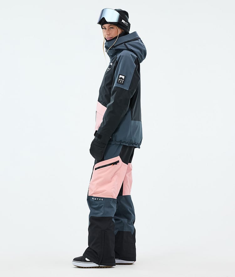 Montec Morpheus W Snowboardjacke Damen Metal Blue/Black/Soft Pink, Bild 4 von 10