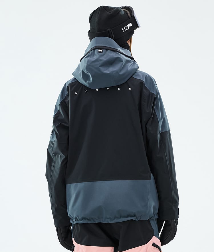 Montec Morpheus W Snowboardjacke Damen Metal Blue/Black/Soft Pink, Bild 7 von 10