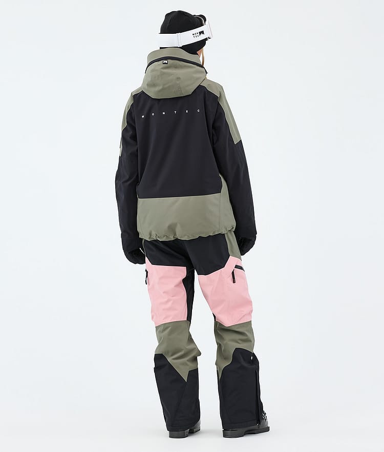 Montec Morpheus W Skijacke Damen Greenish/Black/Soft Pink, Image 3 of 9