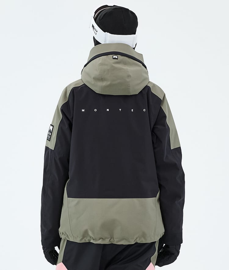 Montec Morpheus W Skijacke Damen Greenish/Black/Soft Pink, Image 6 of 9