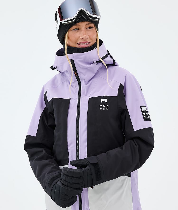 Montec Morpheus W Snowboardjacke Damen Faded Violet/Black/Light Grey, Image 4 of 9