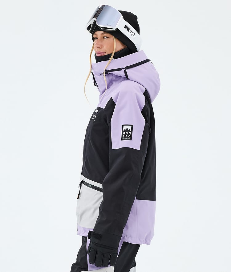 Montec Morpheus W Snowboardjacke Damen Faded Violet/Black/Light Grey, Image 5 of 9