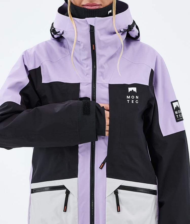 Montec Morpheus W Snowboardjacke Damen Faded Violet/Black/Light Grey, Image 8 of 9