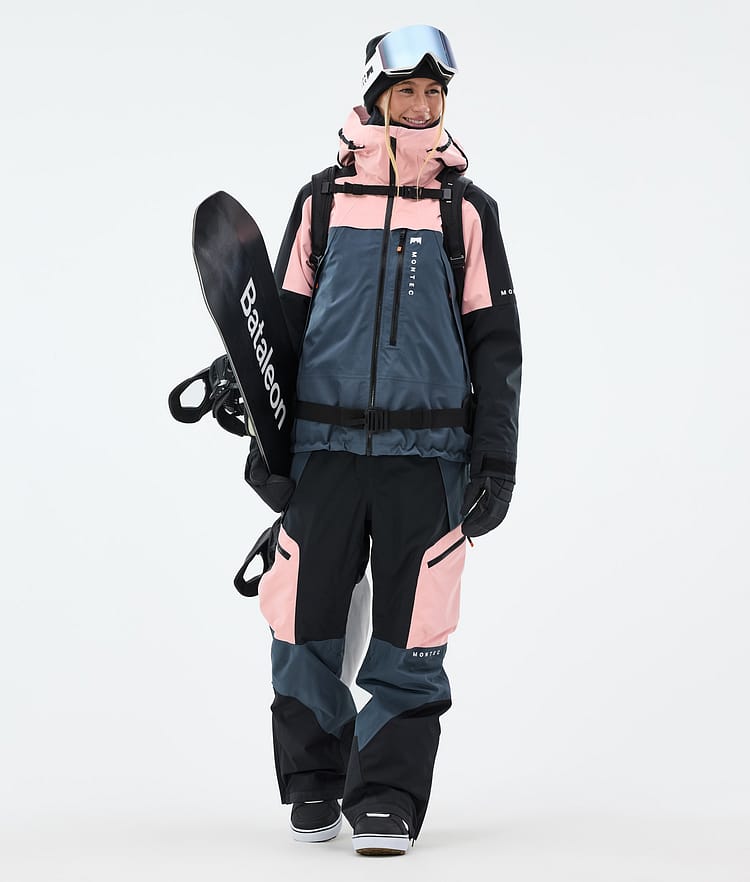 Montec Oracle W Snowboardjacke Damen Soft Pink/Black/Metal Blue, Bild 3 von 10