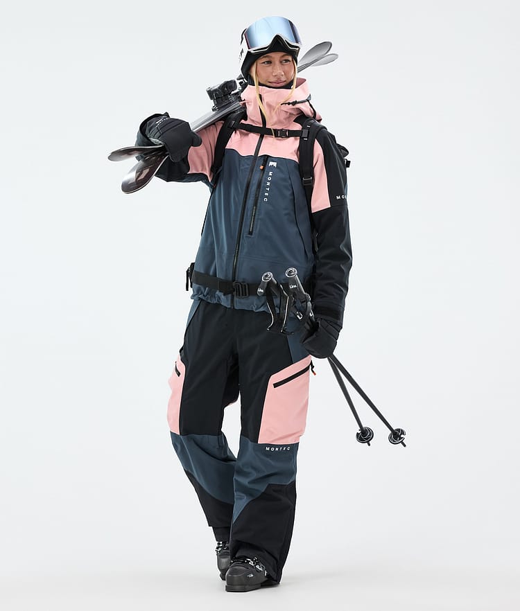 Montec Oracle W Skijacke Damen Soft Pink/Black/Metal Blue, Bild 3 von 10