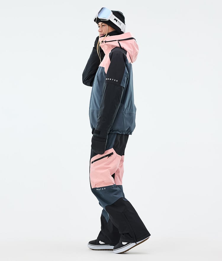 Montec Oracle W Snowboardjacke Damen Soft Pink/Black/Metal Blue, Bild 4 von 10
