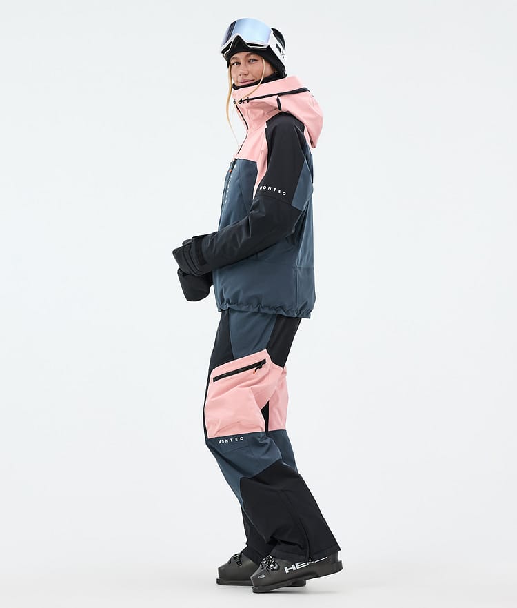 Montec Oracle W Skijacke Damen Soft Pink/Black/Metal Blue, Bild 4 von 10