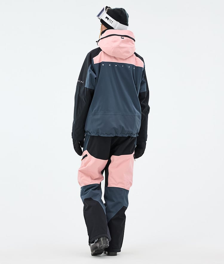 Montec Oracle W Skijacke Damen Soft Pink/Black/Metal Blue, Bild 5 von 10