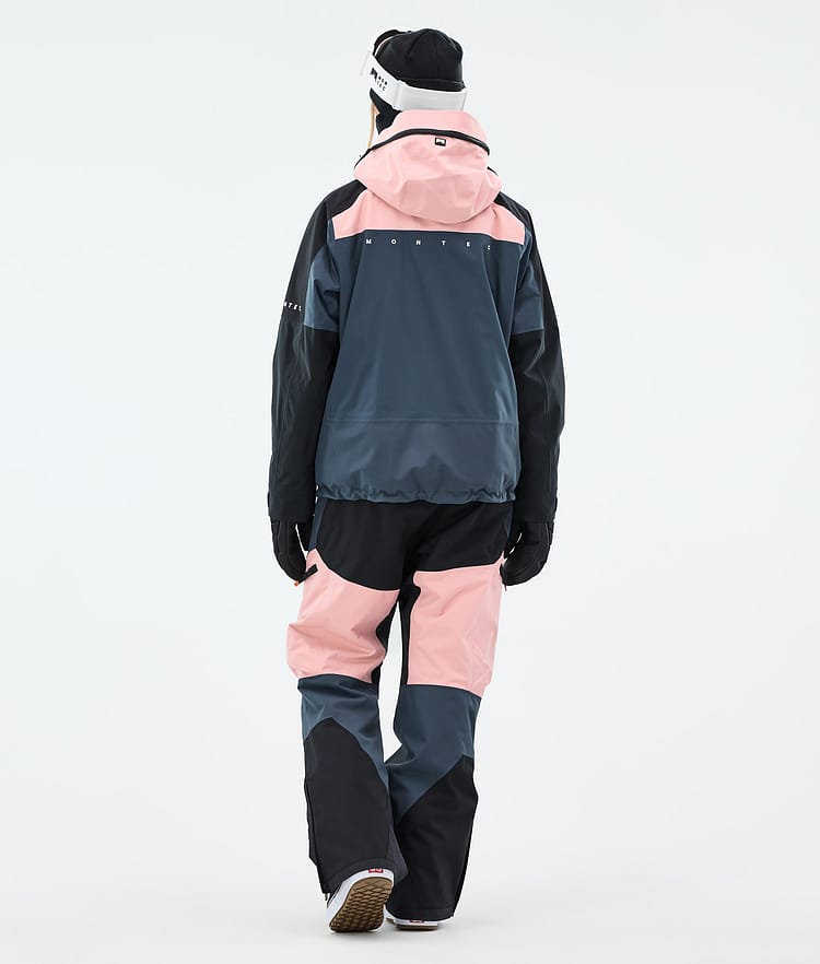 Montec Oracle W Snowboardjacke Damen Soft Pink/Black/Metal Blue, Bild 5 von 10