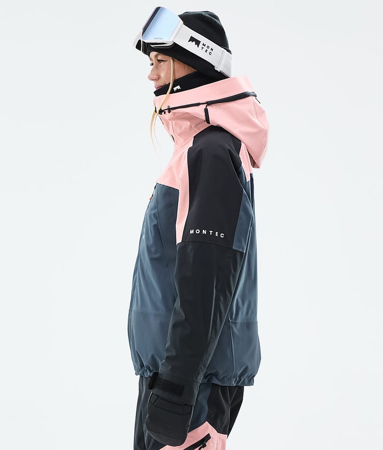 Montec Oracle W Skijacke Damen Soft Pink/Black/Metal Blue, Bild 6 von 10