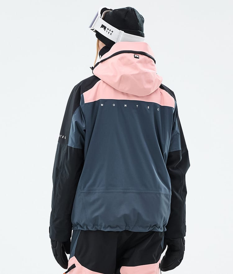Montec Oracle W Skijacke Damen Soft Pink/Black/Metal Blue, Bild 7 von 10