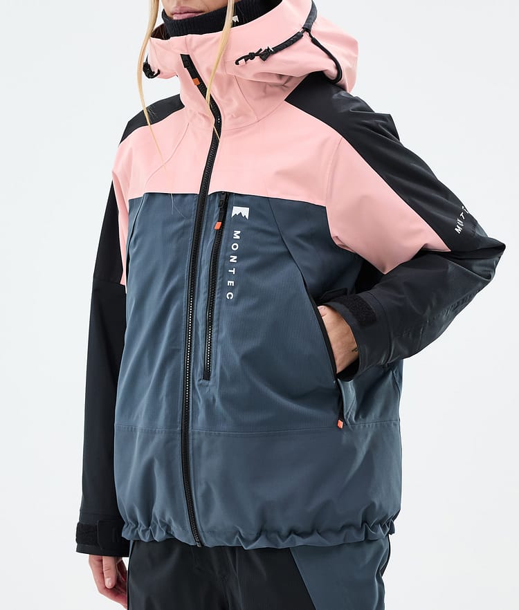 Montec Oracle W Skijacke Damen Soft Pink/Black/Metal Blue, Bild 8 von 10
