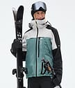Montec Oracle W Skijacke Damen Light Grey/Black/Atlantic