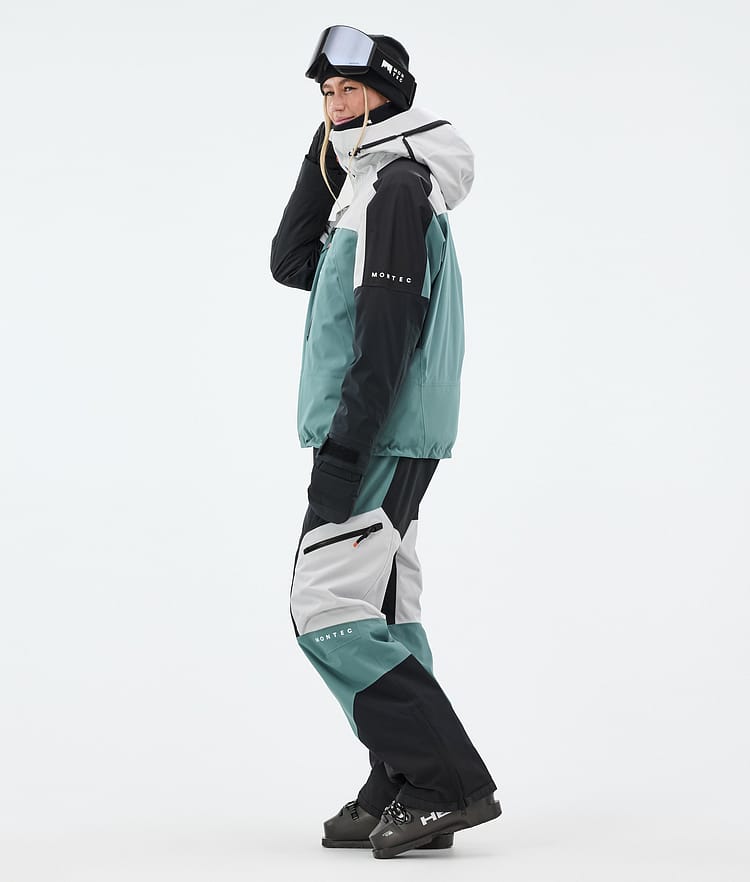 Montec Oracle W Skijacke Damen Light Grey/Black/Atlantic, Bild 4 von 10