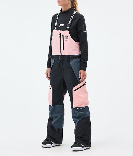 Montec Dozer W Snowboardhose Damen Soft Pink/Black/Metal Blue