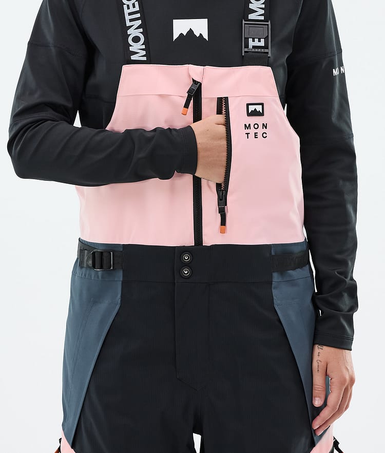 Montec Dozer W Snowboardhose Damen Soft Pink/Black/Metal Blue, Bild 5 von 6