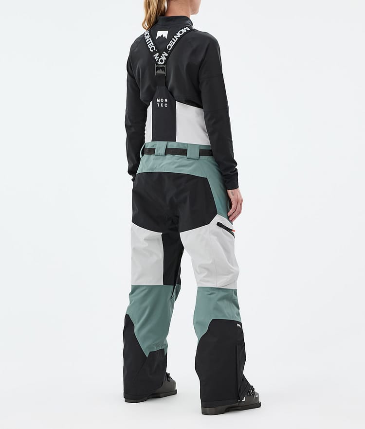 Montec Dozer W Skihose Damen Light Grey/Black/Atlantic, Bild 3 von 6
