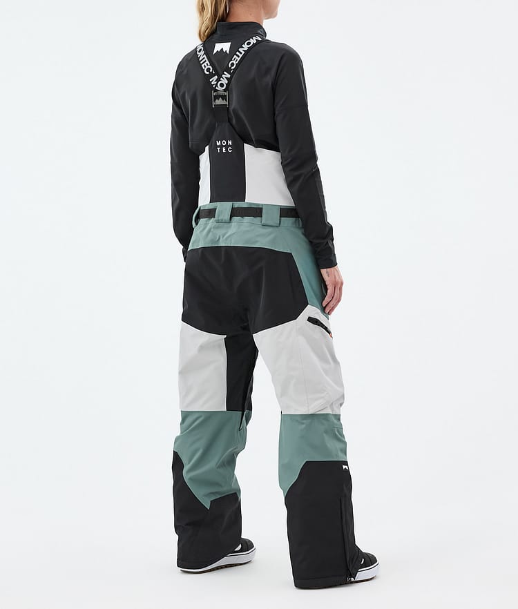 Montec Dozer W Snowboardhose Damen Light Grey/Black/Atlantic, Bild 3 von 6