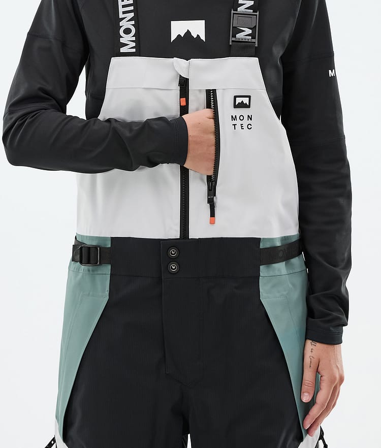 Montec Dozer W Skihose Damen Light Grey/Black/Atlantic, Bild 5 von 6