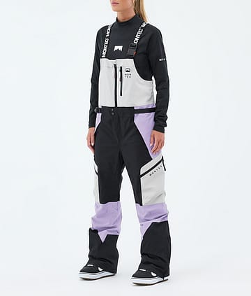 Montec Dozer W Snowboardhose Light Grey/Black/Faded Violet