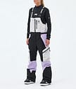 Montec Dozer W Snowboardhose Damen Light Grey/Black/Faded Violet