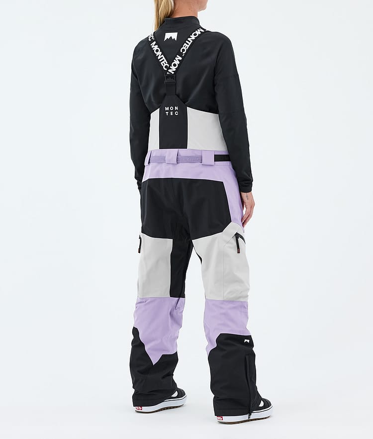 Montec Dozer W Snowboardhose Damen Light Grey/Black/Faded Violet, Image 4 of 7