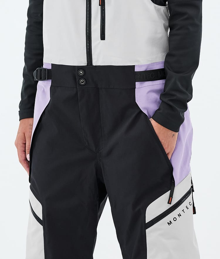 Montec Dozer W Snowboardhose Damen Light Grey/Black/Faded Violet, Image 5 of 7