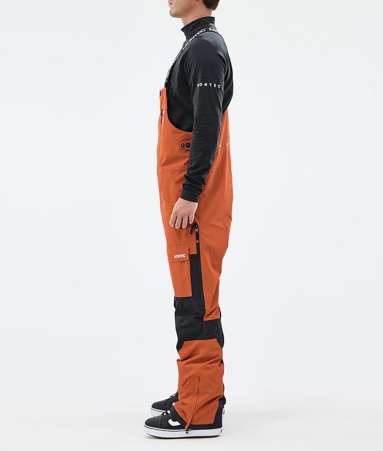 Montec Fawk Snowboardhose Herren Burned Orange/Black, Bild 2 von 6