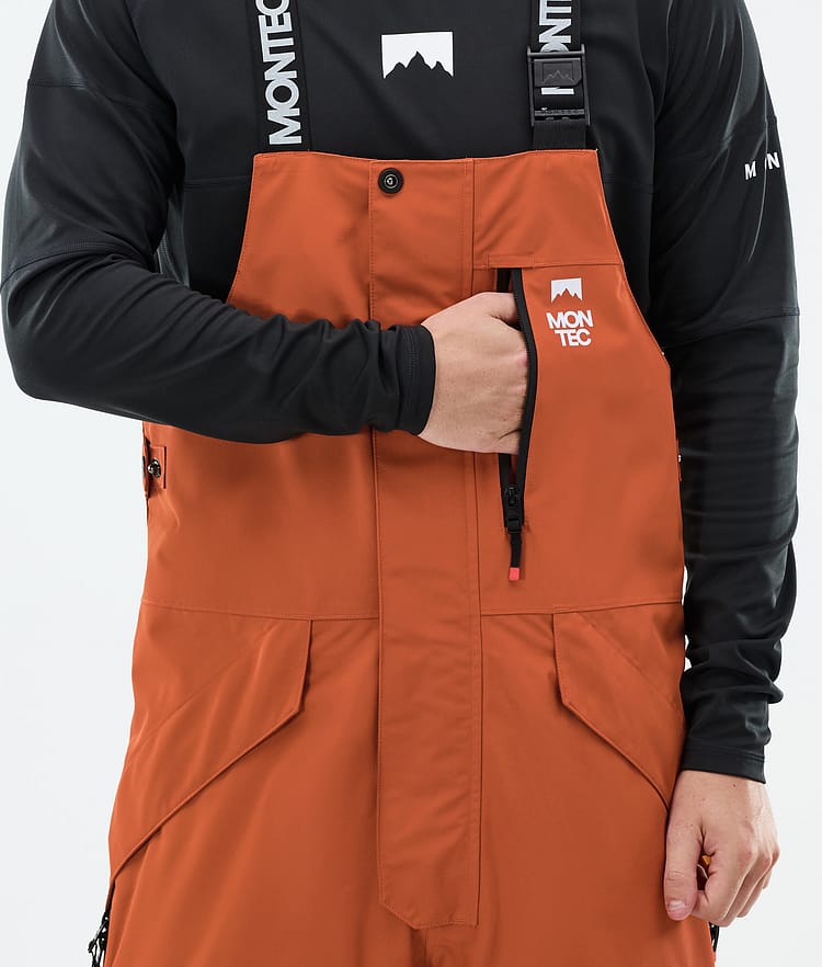 Montec Fawk Skihose Herren Burned Orange/Black, Bild 5 von 6