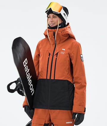 Montec Moss W Snowboardjacke Damen Burned Orange/Black