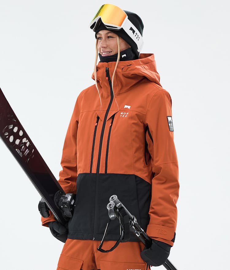 Montec Moss W Skijacke Damen Burned Orange/Black, Bild 1 von 10