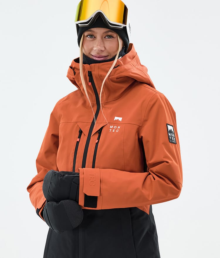 Montec Moss W Skijacke Damen Burned Orange/Black, Bild 2 von 10