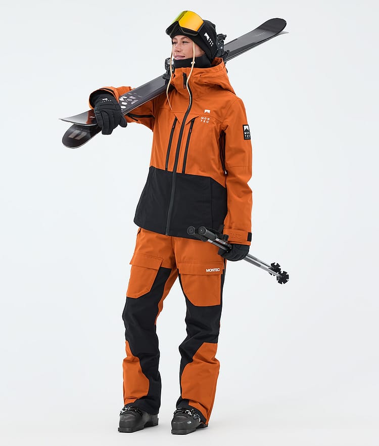 Montec Moss W Skijacke Damen Burned Orange/Black, Image 2 of 9