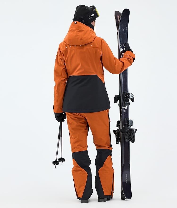 Montec Moss W Skijacke Damen Burned Orange/Black, Image 3 of 9
