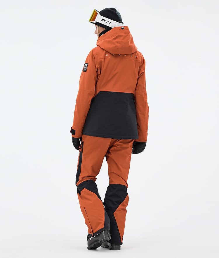 Montec Moss W Skijacke Damen Burned Orange/Black, Bild 5 von 10